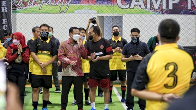 Dibuka Andi Sudirman, Danny Futsal Bareng Alumni Teknik Unhas