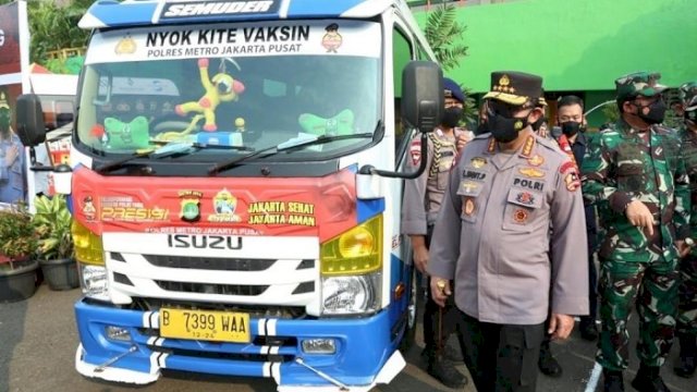 Kapolri Instruksikan Bentuk Posko PPKM di Pasar, Pastikan Prokes Berjalan Baik