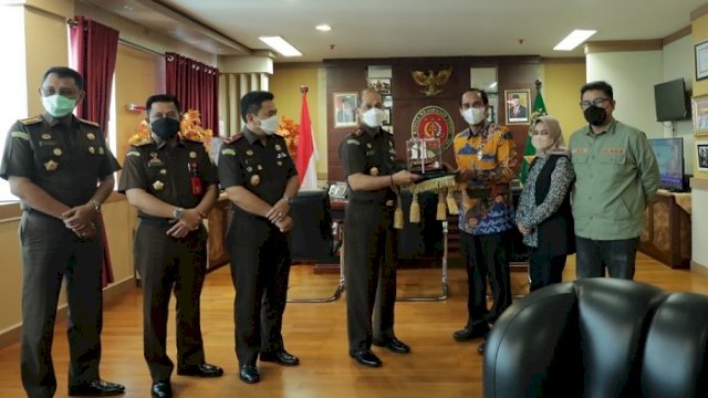 Pimpinan DPRD Makassar Berkunjung ke Kejati Sulsel, Ini yang Dibahas