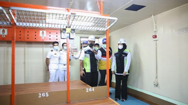 Kapal Isolasi Apung Berkapasitas 804 Kamar Pasien dan 60 untuk Nakes