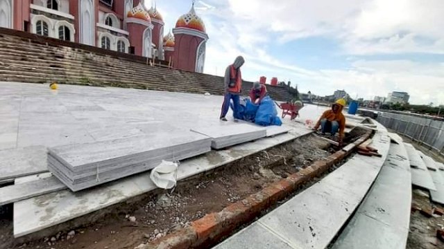 Pembangunan Masjid 99 Kubah Dilanjutkan, Progres Sudah 35 Persen
