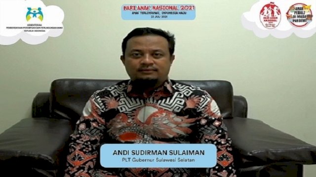 Pelaksana Tugas Gubernur Sulawesi Selatan Andi Sudirman Sulaiman.