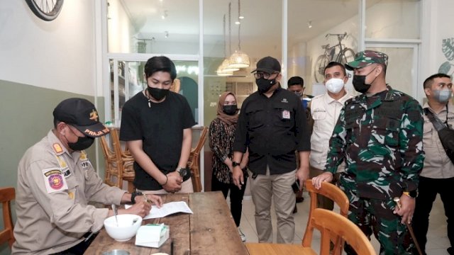 Hari ke-5 PPKM Mikro, Tim Patroli Masih Temukan Pelaku Usaha di Gowa Melanggar