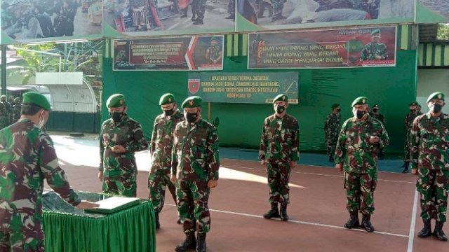 Tiga Jabatan Dandim di Korem 141/Toddopuli Berganti, Ini Daftarnya