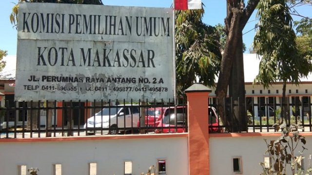 Kantor KPU Kota Makassar. (int)