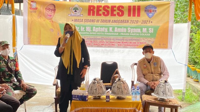 Apiaty Amin Syam Terima Keluhan Bedah Rumah di Maccini