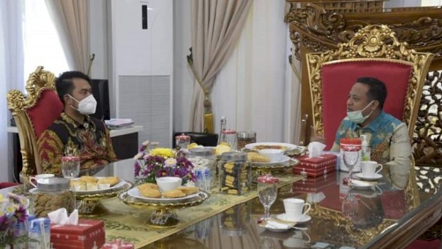 Plt Gubernur dan Bupati Sinjai Bertemu Bahas Persiapan Tuan Rumah Porprov 2022