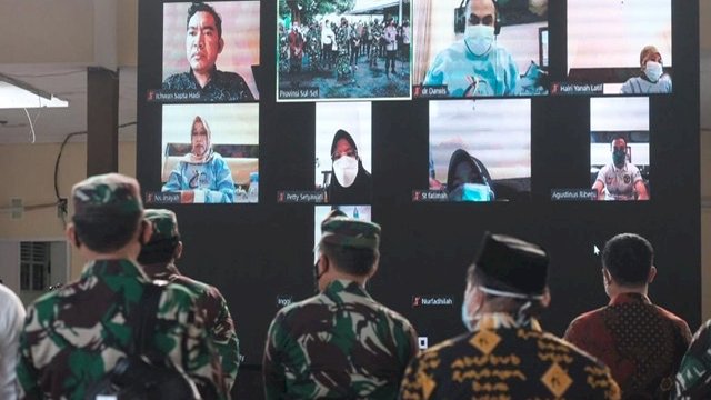 Dialog Bareng Pasien di Asrama Haji Sudiang, Panglima TNI: Sakit Terpapar Covid-19 Bukan Aib