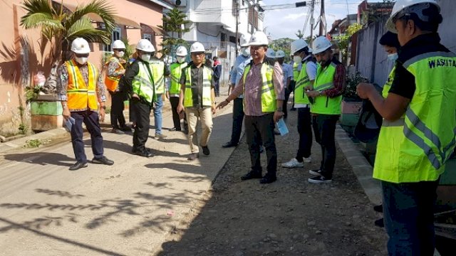 Pekerjaan Ipal Dikeluhkan Warga, Komisi C DPRD Makassar Sidak Tiga Jalan
