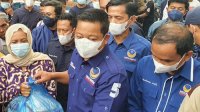 Ketua NasDem Sulsel Serahkan Bantuan ke Korban Kebakaran di Jongaya: Bukan Pencitraan Tapi Demi Kemanusiaan