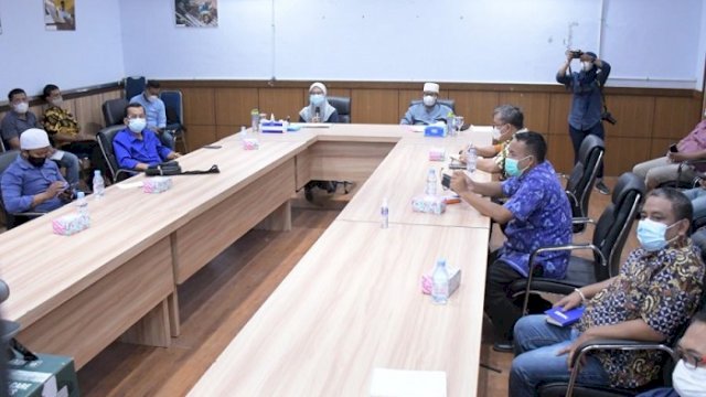 FGD pengembangan kakao dan peningkatan nilai tambah berkelanjutan di Ruang Command Center Luwu Utara, Minggu (8/8/2021).