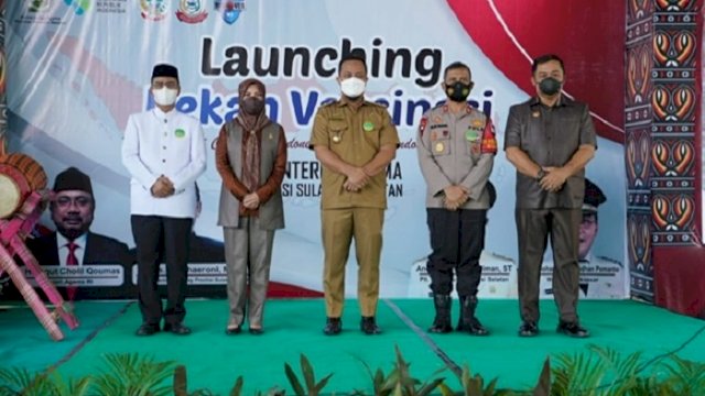 Kemenag Sulsel Gelar Pekan Vaksinasi, Plt Gubernur Bantu 6.000 Dosis Vaksin