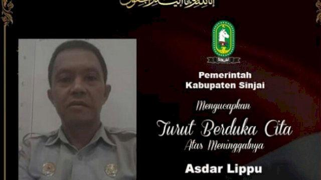 Sekretaris BPBD Sinjai Meninggal Dunia, Bupati: Beliau Sosok Pekerja Keras dan Loyal