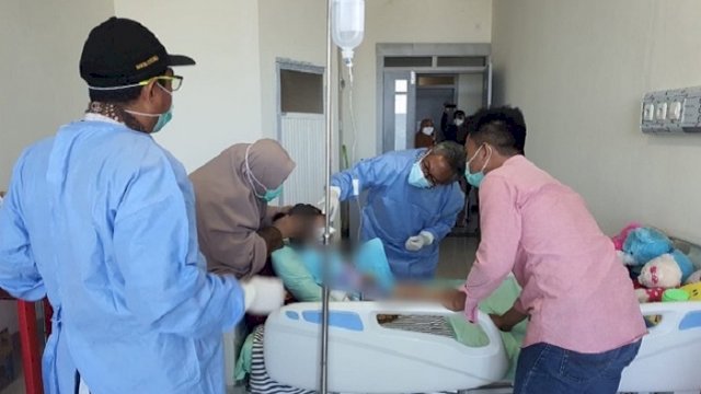 Alhamdulillah, Kondisi Mata Anak Korban Penganiayaan Orang Tua di Gowa Semakin Membaik