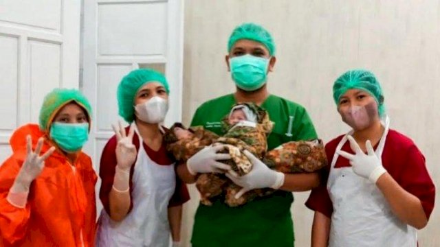 Bayi kembar tiga lahir di RS Sinar Kasih Tana Toraja. (int)