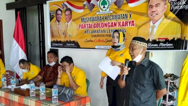 Dimulai dari Lembang, Golkar Pinrang Gelar Konsolidasi Kecamatan