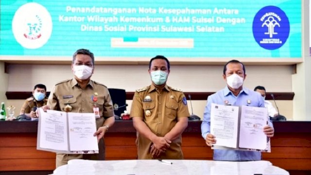 Kanwilkumham dan Dinsos Bahas Pembinaan dan Pelatihan Kerja Warga Binaan