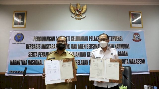 Komitmen Berantas Narkoba di Makassar, Kepala BNN Kukuhkan Empat Kelurahan Bersih Narkoba