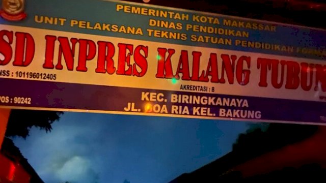 SD Inpres Kalang Tubung Makassar Terbakar, Damkar Turunkan 8 Armada