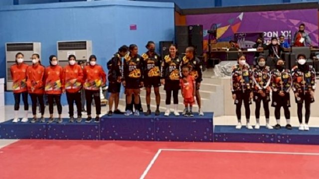PON Papua: Sulsel Raih Medali Pertama, Sepak Takraw Putri Persembahkan Perak