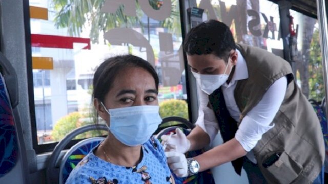 2,1 Juta Warga Sulsel yang Telah Divaksin Dosis Satu