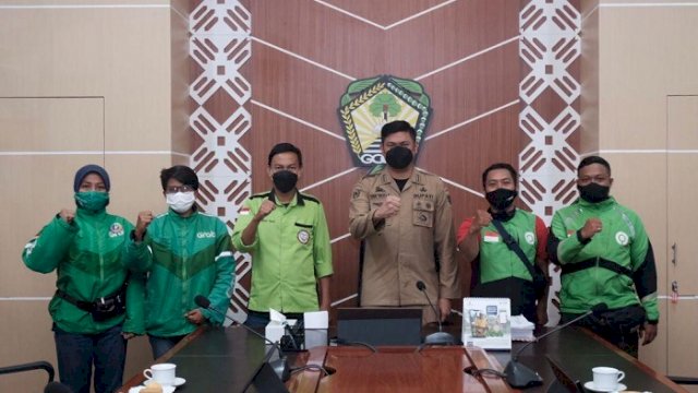 Ayo Ikutan! 28 Oktober Digelar Vaksinas Gabungan Ojek Online di Gowa
