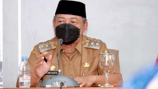 Wakil Bupati Gowa, H Abd Rauf Malaganni.