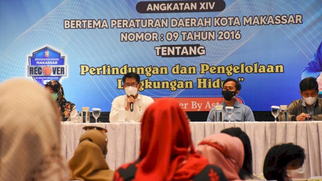 Legislator NasDem Makassar, M Yahya sosialisasikan Perda Perlindungan dan Pengelolaan Lingkungan Hidup, di Hotel Harper, Sabtu (2/10/2021).