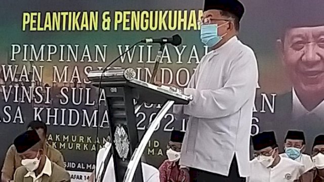 Ketua Umum Dewan Masjid Indonesia (DMI) Jusuf Kalla.