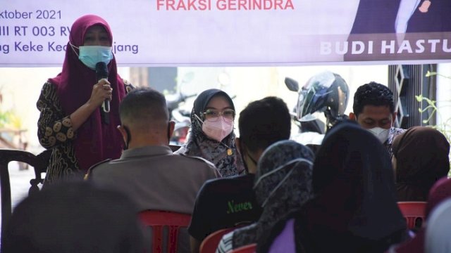 Budi Hastuti Gelar Temu Konstituen, Warga Tamparang Keke Minta Pengerukan Drainase dan KIS