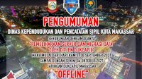Jaringan Offline, Aktivitas Pelayanan Disdukcapil Makassar Dihentikan Sementara