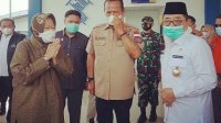 Disambut Bupati Luwu, Mensos Risma Langsung Menuju Lokasi Bencana di Walmas