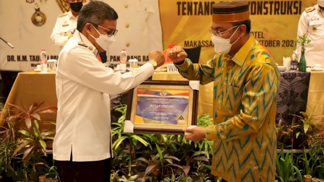 Raih WTP, Walikota Parepare Terima Penghargaan Menkeu Sri Mulyani