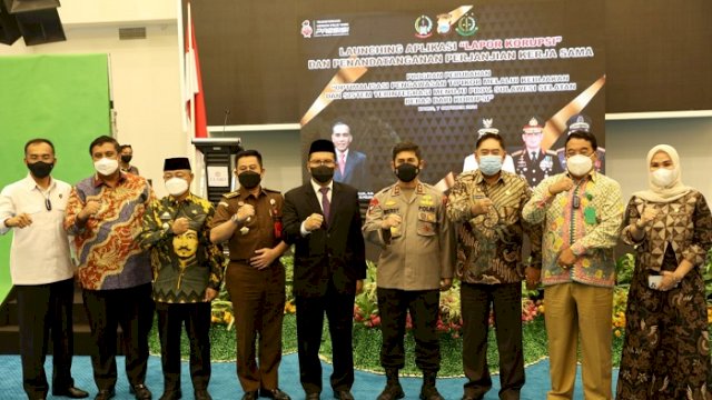 Polda Sulsel Luncurkan Aplikasi Lapor Korupsi, Walikota Danny: Bentuk Transparansi