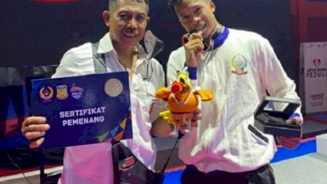 Zesar Idrus berhasil meraih Medali Perak pada Pekan Olahraga Nasional (PON) XX Papua.