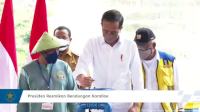 Presiden Jokowi Resmikan Bendungan Karalloe Senilai Rp1,2 Triliun