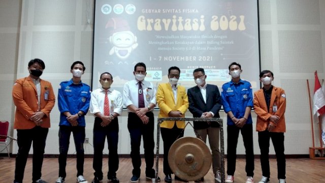 HMJ Fisika FMIPA UNM Gelar Gebyar Sivitas Fisika Gravitasi 2021