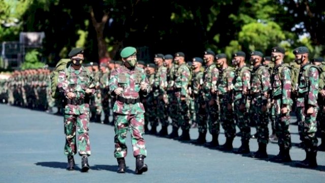 Pangdam Hasanuddin Beber Prestasi Satgas Mobile Yonif Raider 700/WYC Pamtas Wilayah Papua