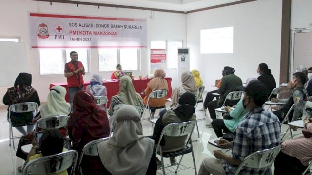 Sosialisasi Donor Darah Sukarela, PMI Makassar: Jadikan Donor Darah Sebagai Gaya Hidup Sehat