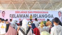 Dihadiri Taufan Pawe, Ribuan Warga Takalar Hadiri Deklarasi Relawan Airlangga