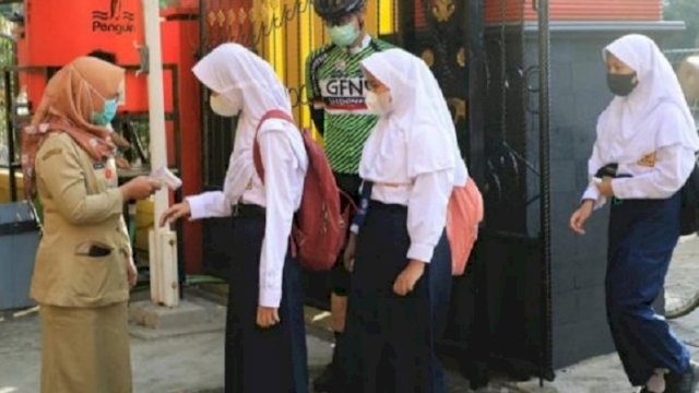 Belajar Tatap Muka Dimulai di Gowa Hari Ini, Terapkan Prokes Ketat