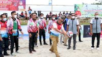Pra Porprov Cabor Voli Pasir Digelar di Sorowako, Diikuti 11 Daerah