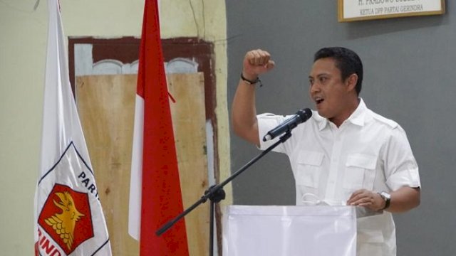 Ketua Gerindra Sulsel Andi Iwan Darmawan Aras (AIA).