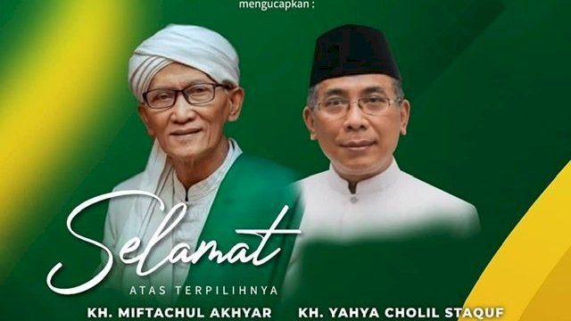 Yahya Cholil Staquf Jadi Ketum PBNU, Plt Gubernur Sulsel Ucapkan Selamat