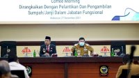 306 Pejabat Struktural Pemprov Dilantik Jadi Pejabat Fungsional