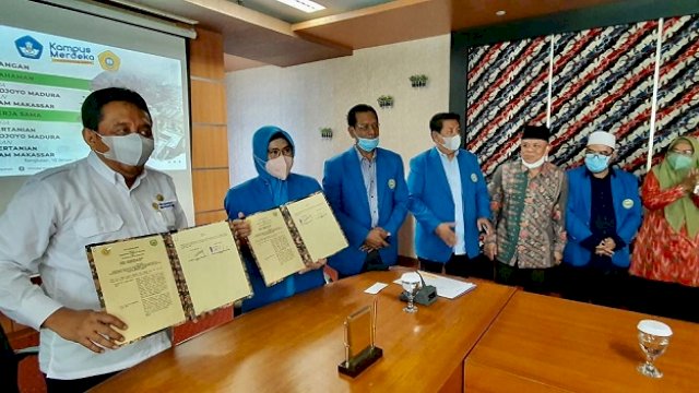Kunjungi Madura, Rektor UIM Jalin Kerjasama UTM