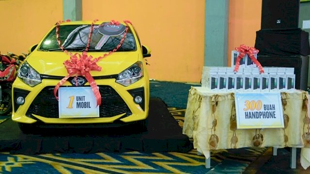 Hadiah utama undian Kebut Vaksinasi Sulsel diraih oleh seorang warga dari Kabupaten Toraja Utara.
