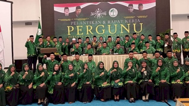 Resmi Dilantik, PW Pergunu Sulsel Dinakhodai Abd Wahid Thahir