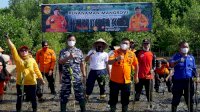 Peringati HUT ke-50, Basarnas Sulsel Tanam Bibit Mangrove