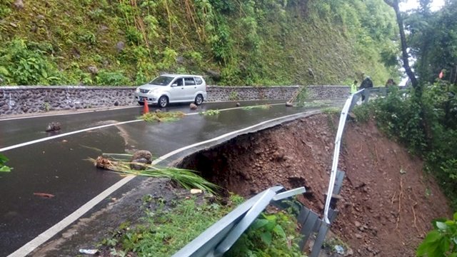 Longsor di Poros Malino, Dinas PUTR Sulsel Segera Turun Tangan